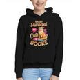 Cat Shirts For Women Book Lover Shirt Cats And Books Graphic Youth Hoodie