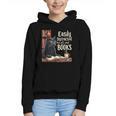 Cats And Books Book & Cat Lover Easily Distracted By Graphic Youth Hoodie Cats And Books Book & Cat Lover Easily Distracted By Graphic Youth Hoodie