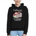 Christmas Book Lovers Naughty Or Nice Graphic Youth Hoodie
