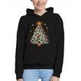 Christmas Tree Books Graphic Youth Hoodie