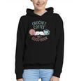 Coffee Crochet Good Book Bookish Yarn Crafter Graphic Youth Hoodie Coffee Crochet Good Book Bookish Yarn Crafter Graphic Youth Hoodie
