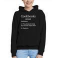 Cookbooks Cookbook Lovers Chefs Fake Definition Graphic Youth Hoodie