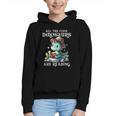 All The Cool Dinosaurs Are Reading Book Reader T-Rex Kawaii Graphic Youth Hoodie