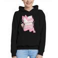 Coquette Reading Book Lover Pink Bow Bookish Mom & Daughter Graphic Youth Hoodie Coquette Reading Book Lover Pink Bow Bookish Mom & Daughter Graphic Youth Hoodie
