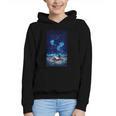 Cosmic Botanical Book Lover Reading Graphic Youth Hoodie