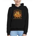 Cozy Readers Book Society Vintage Fall Books & Pumpkin Graphic Youth Hoodie