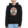 Cute Baby Highland Cow Reading Book Bookworm For Men Women Graphic Youth Hoodie