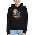Cute Book Sea Otter Graphic Youth Hoodie Cute Book Sea Otter Graphic Youth Hoodie