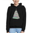 Cute Bookmas Christmas Book Tree Book Lover Teacher Graphic Youth Hoodie Cute Bookmas Christmas Book Tree Book Lover Teacher Graphic Youth Hoodie