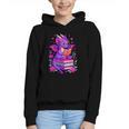 Cute Dragon Reading Books Bookworm Graphic Youth Hoodie
