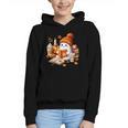 Cute Ghost Reading Book Lovers Halloween Pumpkin Women Girls Graphic Youth Hoodie Cute Ghost Reading Book Lovers Halloween Pumpkin Women Girls Graphic Youth Hoodie