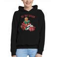 Cute Gingerbread Man Reading Book Nerd Christmas Bookish Graphic Youth Hoodie Cute Gingerbread Man Reading Book Nerd Christmas Bookish Graphic Youth Hoodie