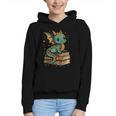 Cute Kawaii Dragon Fantasy Book Lover Book Nerd Graphic Youth Hoodie