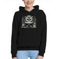 Cute Owl Reading Book Graphic Art Graphic Youth Hoodie
