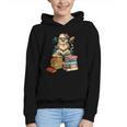 Cute Reading Chicken With Glasses Books Bookworm Reader Book Graphic Youth Hoodie Cute Reading Chicken With Glasses Books Bookworm Reader Book Graphic Youth Hoodie