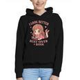 Cute Reading Outfit Book Lover Tee For Women Who Read Graphic Youth Hoodie