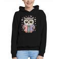 Cute Reading Owl Book Lover Teacher Librarian Bookworm Graphic Youth Hoodie Cute Reading Owl Book Lover Teacher Librarian Bookworm Graphic Youth Hoodie