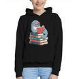Cute Reading Seal On Books Book Lover Graphic Youth Hoodie Cute Reading Seal On Books Book Lover Graphic Youth Hoodie