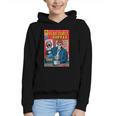 Dead Roast Coffee Comic Book Cover Style Skeleton Barista Graphic Youth Hoodie
