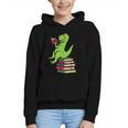 Dino Reading Read Reading Librarian Book Men Boys Kids Graphic Youth Hoodie Dino Reading Read Reading Librarian Book Men Boys Kids Graphic Youth Hoodie