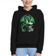 Dragon Reading Books Bookworm Graphic Youth Hoodie Dragon Reading Books Bookworm Graphic Youth Hoodie