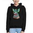 Dragon Reading Books Fantasy Lovers Mythical Creatures Graphic Youth Hoodie