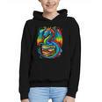 Dragon Reading Colorful Fantasy Book Lover Graphic Youth Hoodie Dragon Reading Colorful Fantasy Book Lover Graphic Youth Hoodie