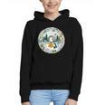 Duck Wilderness Book Reading Illustration Floral Graphic Youth Hoodie Duck Wilderness Book Reading Illustration Floral Graphic Youth Hoodie