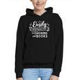 Easily Distracted By Chickens And Books Farm Graphic Youth Hoodie