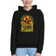 Educated Women Girls Reading Book Black History Month Graphic Youth Hoodie