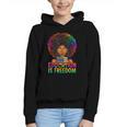 Education Is Freedom Teacher Books History Month Graphic Youth Hoodie Education Is Freedom Teacher Books History Month Graphic Youth Hoodie