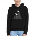 Emily Dickinson Reading A Book Graphic Youth Hoodie Emily Dickinson Reading A Book Graphic Youth Hoodie