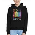 Equality Hurts No One Book Flower Rainbow Pride Month LGBTQ Graphic Youth Hoodie Equality Hurts No One Book Flower Rainbow Pride Month LGBTQ Graphic Youth Hoodie
