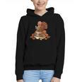 Fall Book Vintage Turkey Thanksgiving Reading Book Lovers Graphic Youth Hoodie Fall Book Vintage Turkey Thanksgiving Reading Book Lovers Graphic Youth Hoodie