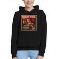 Fight Evil Read Books Propaganda Poster Graphic Youth Hoodie Fight Evil Read Books Propaganda Poster Graphic Youth Hoodie