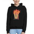 Flames And Lighter Costume For Matchbook Lovers Graphic Youth Hoodie Flames And Lighter Costume For Matchbook Lovers Graphic Youth Hoodie
