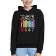 Floral Foxglove Daisy Tulip 8647 Books Lover Blooming Flower Graphic Youth Hoodie