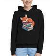 Fox Reading Book Pajama Sleep Graphic Youth Hoodie Fox Reading Book Pajama Sleep Graphic Youth Hoodie