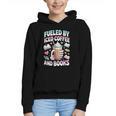Fueled By Iced Coffee And Books Book Lover Retro Graphic Youth Hoodie Fueled By Iced Coffee And Books Book Lover Retro Graphic Youth Hoodie