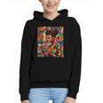 Geometric History Educated Women Reading Book Melanin Graphic Youth Hoodie Geometric History Educated Women Reading Book Melanin Graphic Youth Hoodie