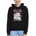 Girl Who Loves Cats And Books Cute Graphic Youth Hoodie Girl Who Loves Cats And Books Cute Graphic Youth Hoodie