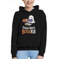 Halloween Teacher Women Cute Reading Ghost Read More Books Graphic Youth Hoodie Halloween Teacher Women Cute Reading Ghost Read More Books Graphic Youth Hoodie