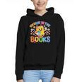 HUGvyn Preppy 100 Days In The Books Teacher Reading Coffee Graphic Youth Hoodie