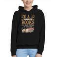 I'm A 10 But I Read Books All Night Bookworm Reader Reading Graphic Youth Hoodie I'm A 10 But I Read Books All Night Bookworm Reader Reading Graphic Youth Hoodie