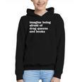 Imagine Being Afraid Of Drag Queens And Books Classic Graphic Youth Hoodie