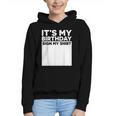 It's My Birthday Sign Boy Men Decoration Guestbook Graphic Youth Hoodie It's My Birthday Sign Boy Men Decoration Guestbook Graphic Youth Hoodie