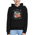 It's a Good Day To Read a Book Floral Stack Tee Graphic Youth Hoodie