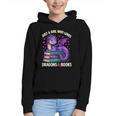 Just a Girl Who Loves Dragons And Books Reading Graphic Youth Hoodie Just a Girl Who Loves Dragons And Books Reading Graphic Youth Hoodie