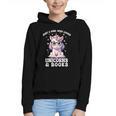 Just a Girl Who Loves Unicorns & Books Bookish Unicorn Love Graphic Youth Hoodie