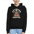 Just One More Chapter Skeleton Reading Book Lover Graphic Youth Hoodie